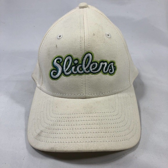 Sliders Baseball Hat Cap A Flex Size Small-Medium Flexfit Cursive Logo - Picture 1 of 12